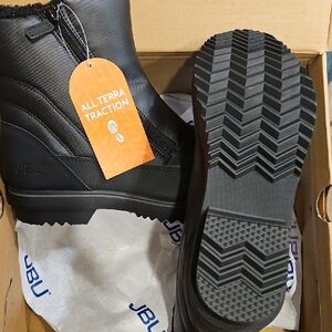 JBU Women’s Black Winter Boots with All Terra Traction Sole